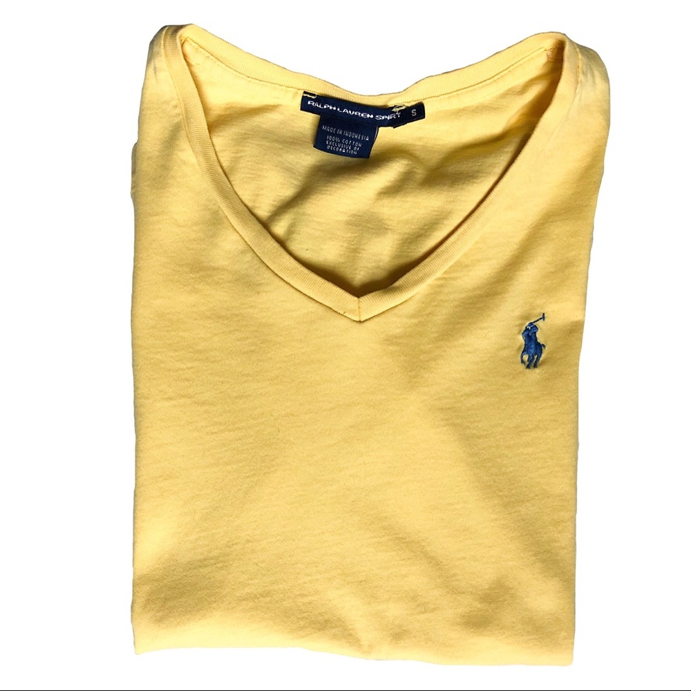 short sleeve v neck POLO Ralph Lauren t shirt S